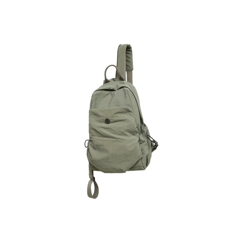 DCLOUD Nylon Fabric Backpack Mini Unisex Khaki/Green/Gray/Black-9