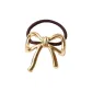 Minimalist Style Metal Bowknot Hair Tie-Gold 1 Pc