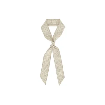 GIVENCHY Silk Scarves Women's Beige