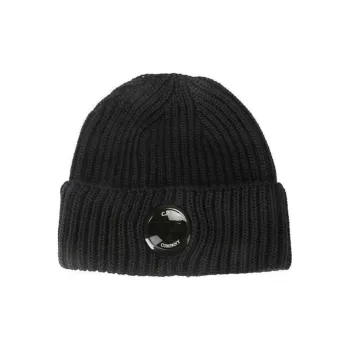 C.P.Company Lens Detailed Turn Up Hem Beanie