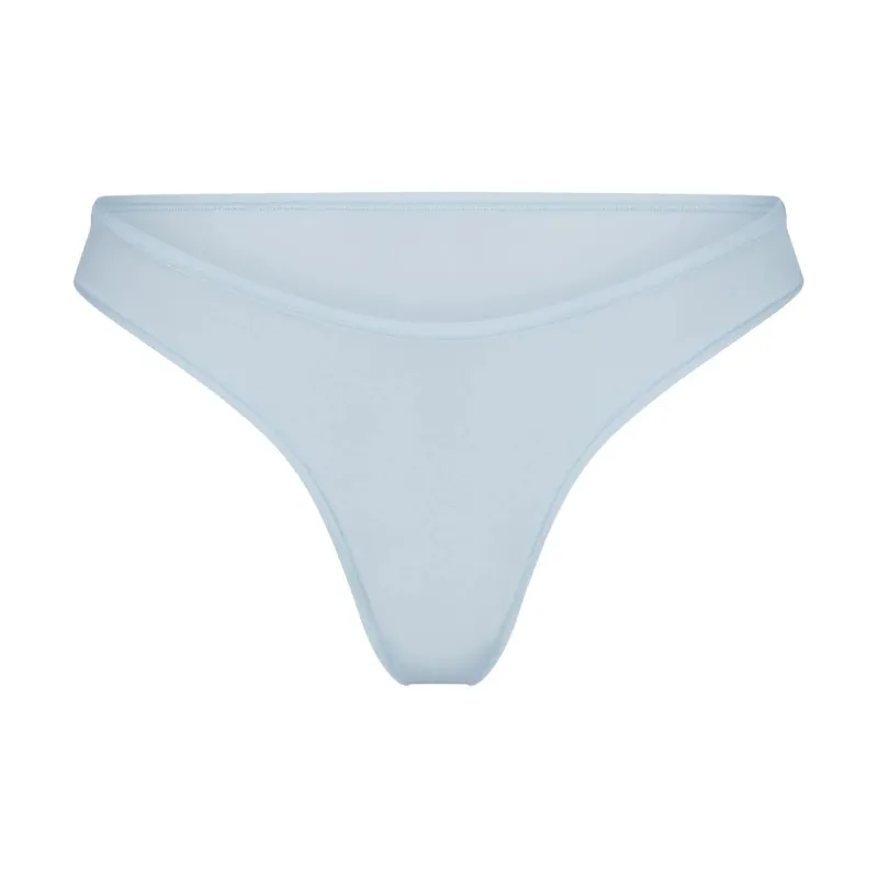 SKIMS FITS EVERYBODY DIPPED FRONT THONG Underpants Women's 1 Pack OPAL/Opal-0