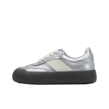 GOOD BAI Low-Top Skateboard Shoes Unisex Starry Silver