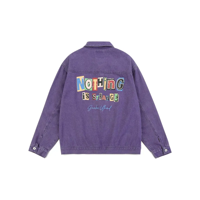 Guuka Jackets Coats Unisex Purple-1