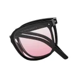 Bright Black Frame with Red Lens