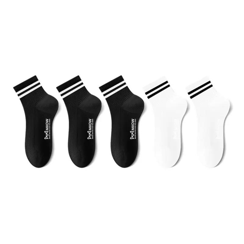 MIIOW Mid Calf Socks Men's 5 Pack-11