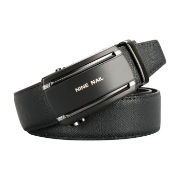 NINE NAIL Nine-Section Stud Classic Cow Leather Leather Belts Men's Width: 3.5cm
