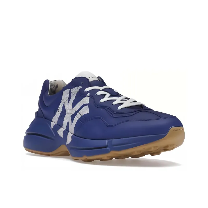 GUCCI Rhyton Leather Sneaker 'NY Yankees'-2