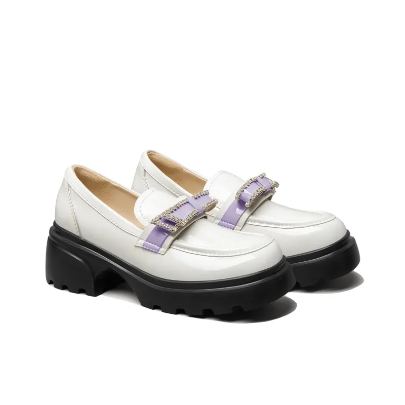 Lily Wei Loafers Women's White-3