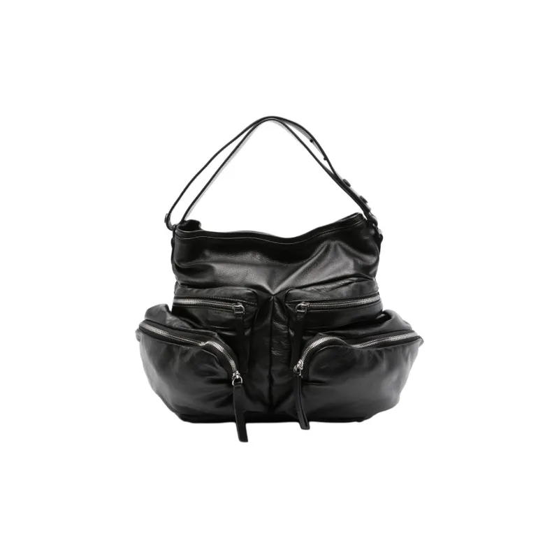Vic Matie Leather Shoulder Bag-0