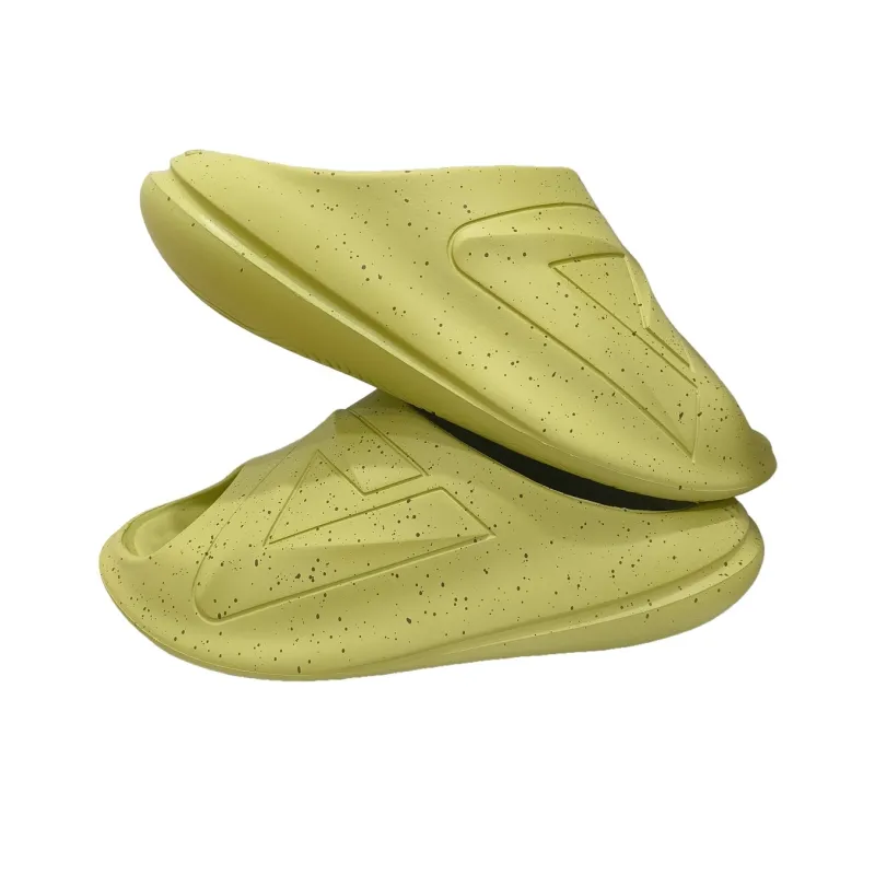 PEAK Very Small Fat Drag Slide Slippers Men Green Polka Dot-2