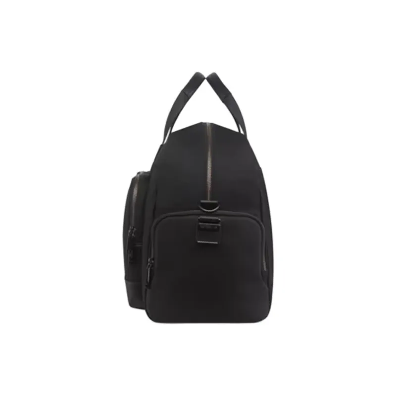 SAMSONITE Microfiber Synthetic Leather Portable Travel Bag Large Size Unisex Black-2