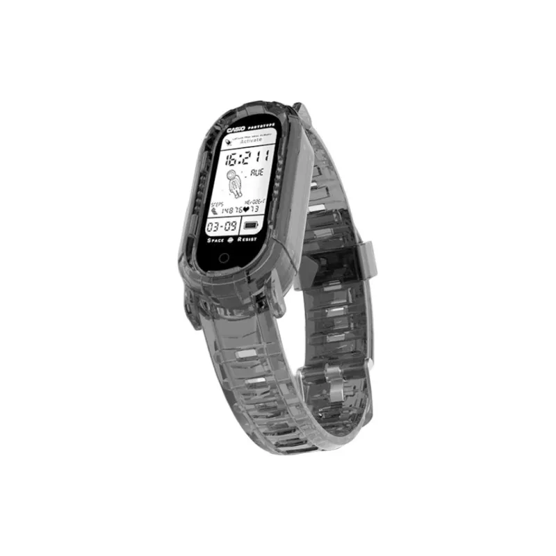 Yu Qing Xiaomi Mi Band 9/8/7 All NFC Edition 6543 Smart Band Silicone Wristband Watch Bands 245mm Unisex-2