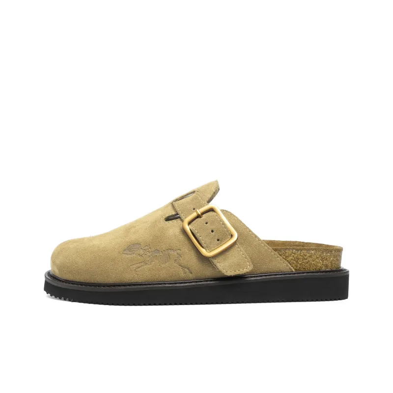JOY BY YE3NJOY x UNNAMED FORCES EVA Cork Sole Slip Resistant Odor Resistant Wrap toe Slippers Unisex Light Khaki-0