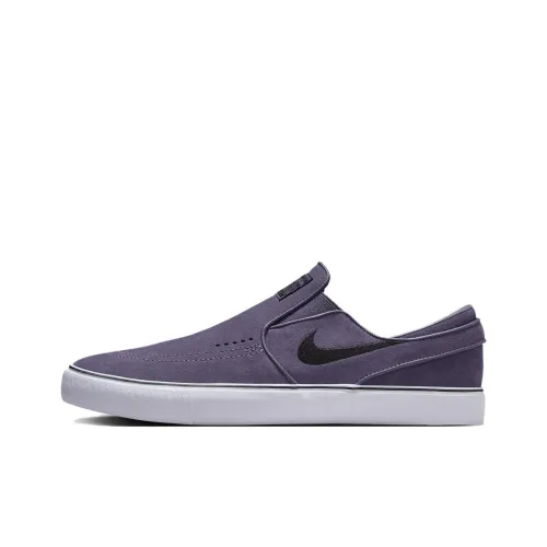 Nike SB Janoski+ Slip Skateboard Shoes Unisex Low-Top Deep Prune/Deep Prune/White/Black