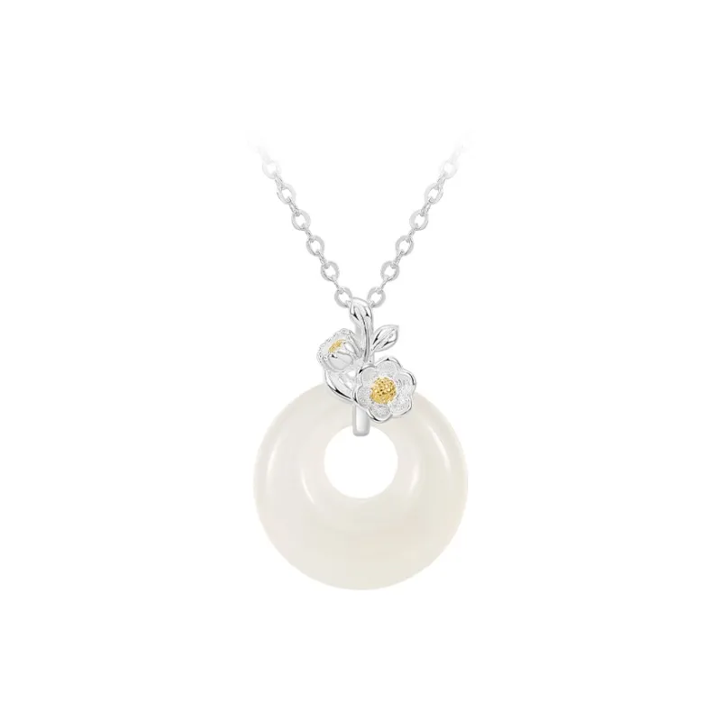 MCK Chalcedony S999 Fine Silver Necklace Women's-10