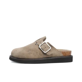 UNNAMED FORCES EVA Cork Sole Odor-Resistant Slip-Resistant Wrap-toe Slippers Unisex Gray