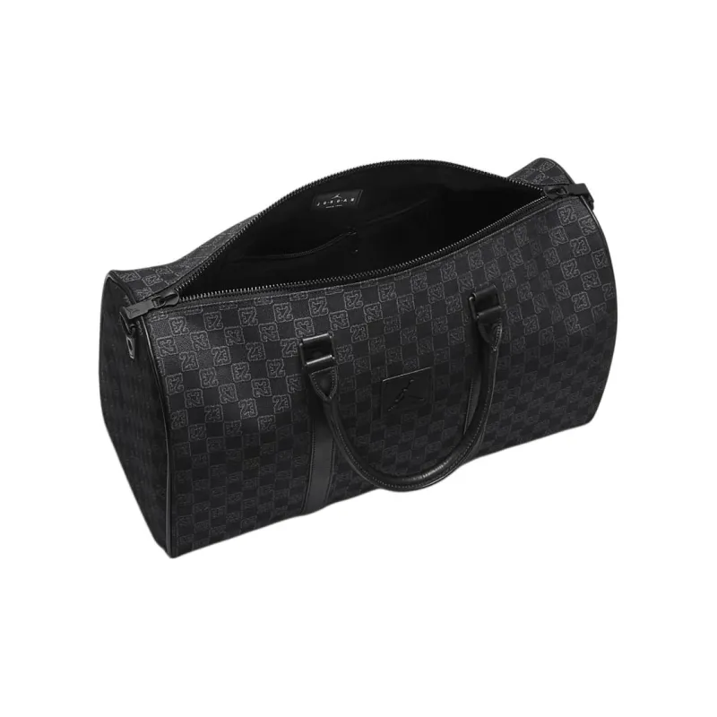 Jordan Monogram Polyester Travel Bag Regular Unisex Black-3