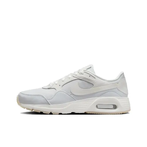 Nike Air Max SC Casual Shoes Women's Low-Top Peak White/Football Gray/Light Golden Brown/Phantom