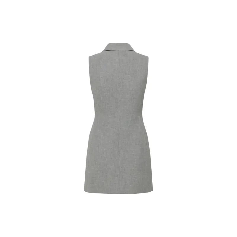 ARITZIA Babaton Mastermind Dress Sleeveless Dress Women's Heather Medium Grey/Heather Medium Gray-1
