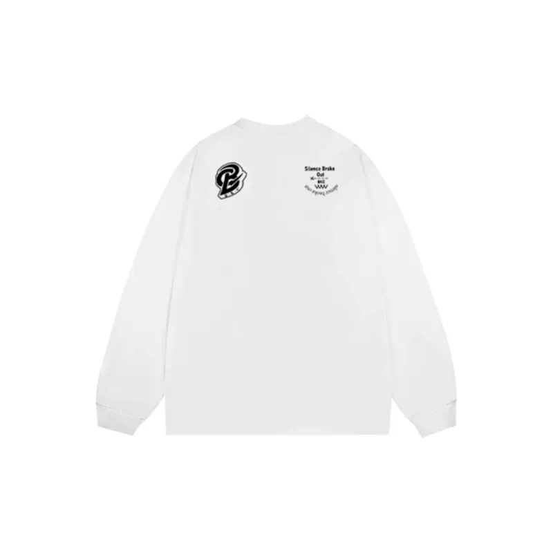BKCXZICE Loose Fit Crew Neck Training Basketball Long Sleeved Trendy Running Casual Pullover Coat Men's-3