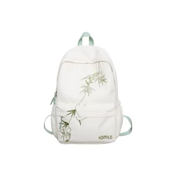 Huangmu Nylon Backpack Regular Women's Multicolor