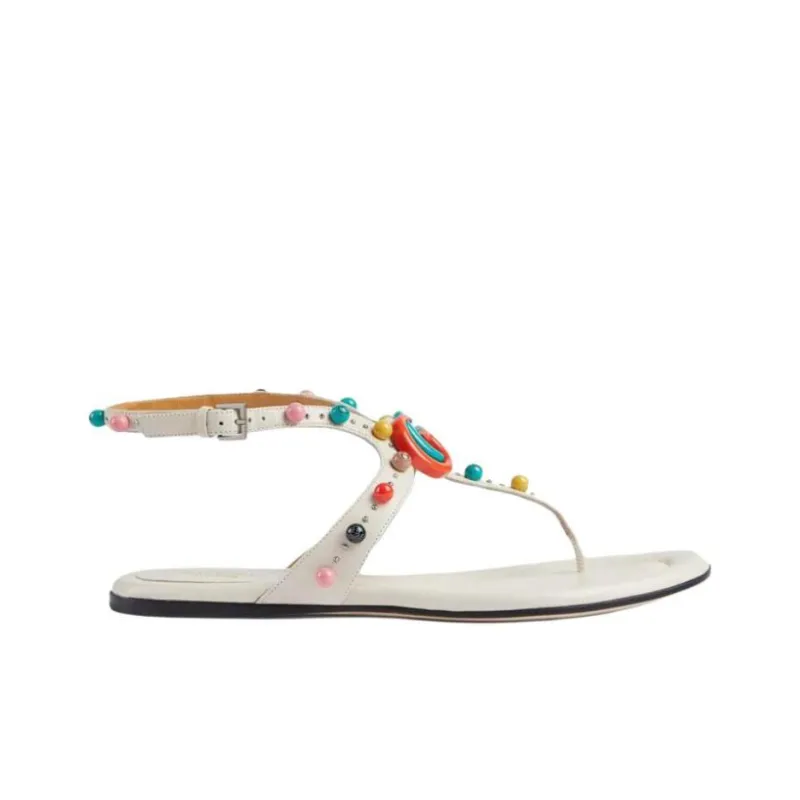 GUCCI Strap Sandals Women's Ecru-1