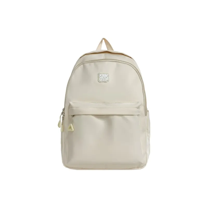 NX DOUGHNUT Nylon Fabric Backpack Unisex Ecru/Black/Yellow/Green/Pink-0