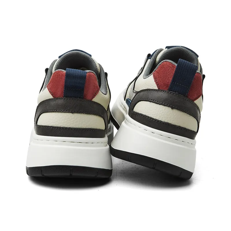 JEEP SPIRIT Low Top Skateboard Shoes Men's Interstellar Blue-4