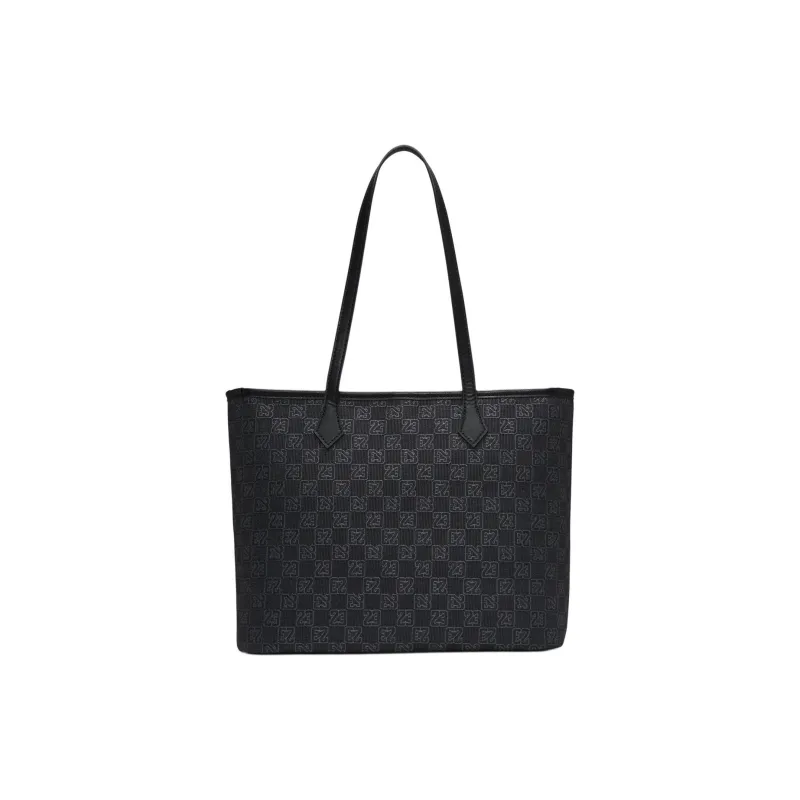 Jordan Monogram Polyester Tote Bag Shopping Bag Shoulder Bag Handbag Men's Black-2