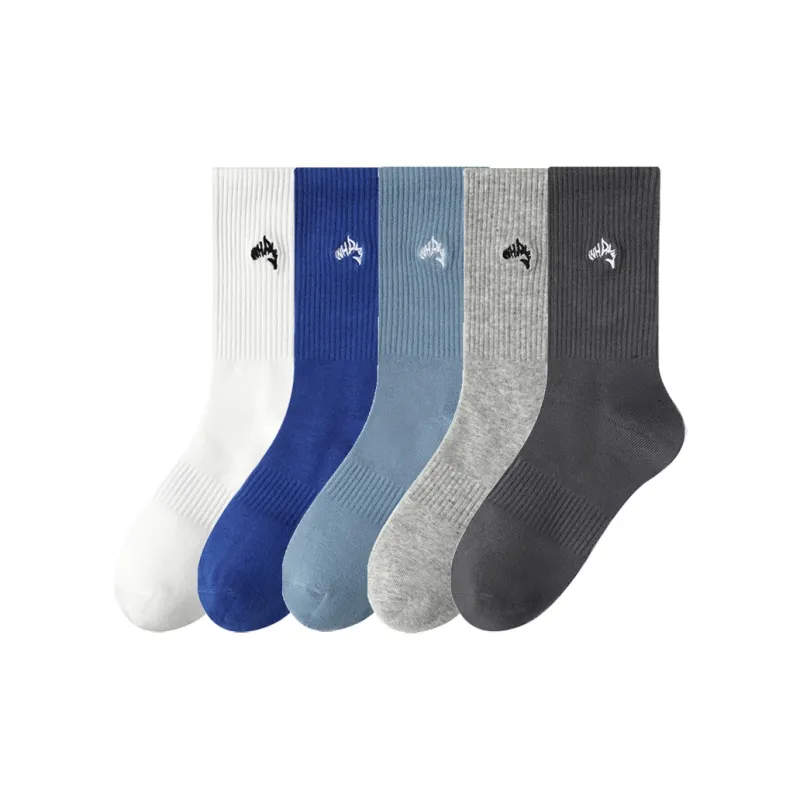 MIIOW Cool One Summer Series Mid Calf Socks Men's 5 Pack-2