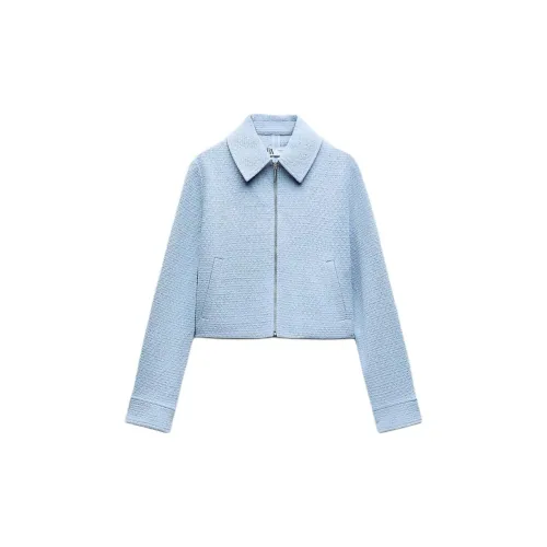 ZARA Jackets Women's Sky Blue