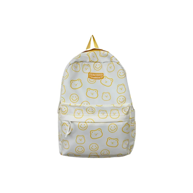 Rainbow Girl Nylon Backpack Regular Unisex Blue/Green/Yellow/Black-8