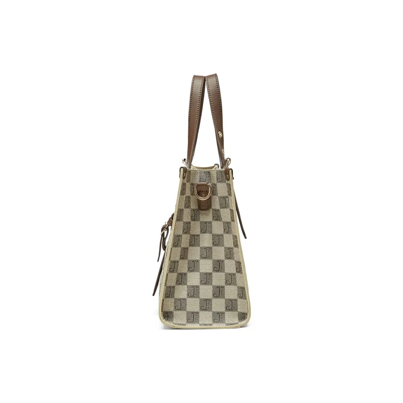 JOSINY PVC Crossbody Bag Regular Women's Coffee/Khaki-5