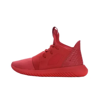 Adidas Originals Tubular Defiant Non slip Lightweight Mid Top Casual Shoes Men's Red