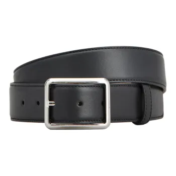 TOD'S Classic Logo Engraved Buckle Belt