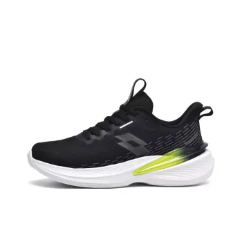 LOTTO FLY Shark Breathable Support Rebound Low Top Running Shoes Men's Black