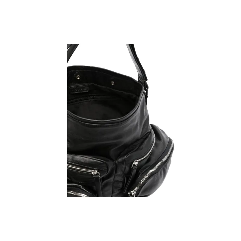 Vic Matie Leather Shoulder Bag-3