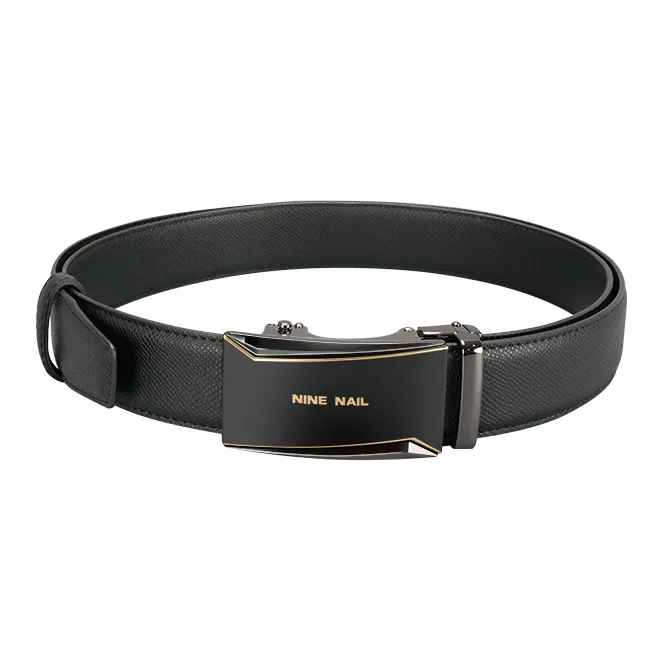NINE NAIL Nine Section Stud Classic Youth Cow Leather Leather Belts Men's Width  3.5cm-2