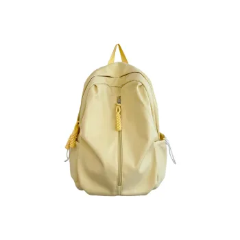 Rainbow Girl Nylon Backpack Unisex Multicolor