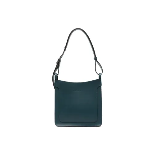 LONGCHAMP Small Le Foulonné Leather Shoulder Bag