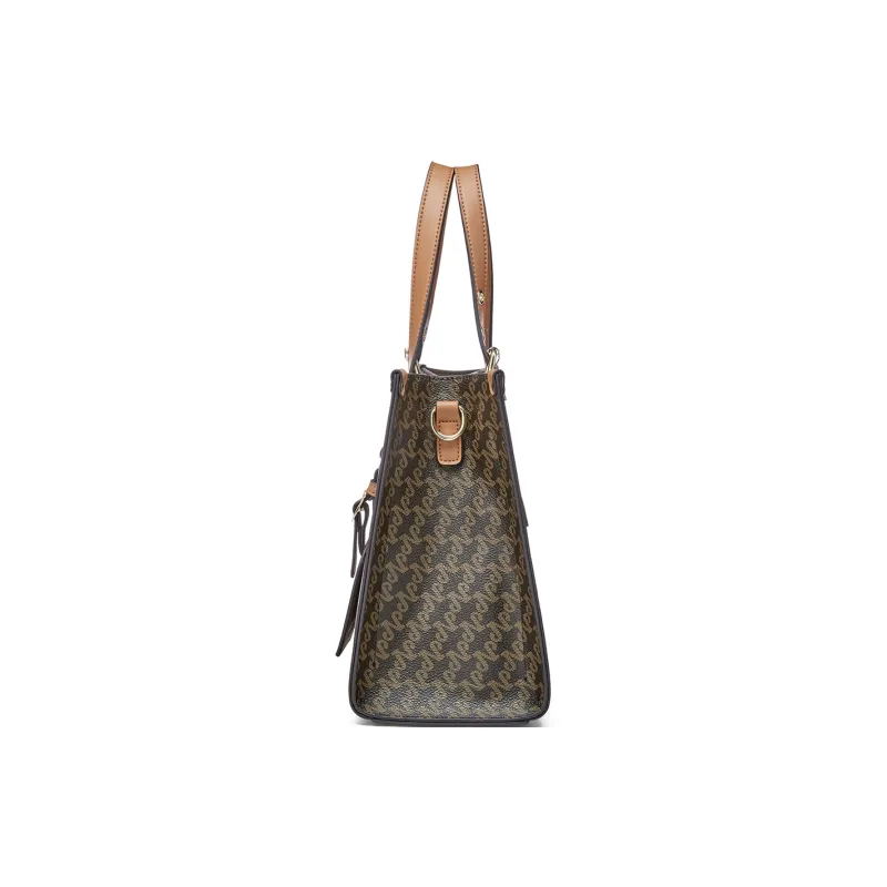 JOSINY PVC Crossbody Bag Regular Women's Coffee/Khaki-2