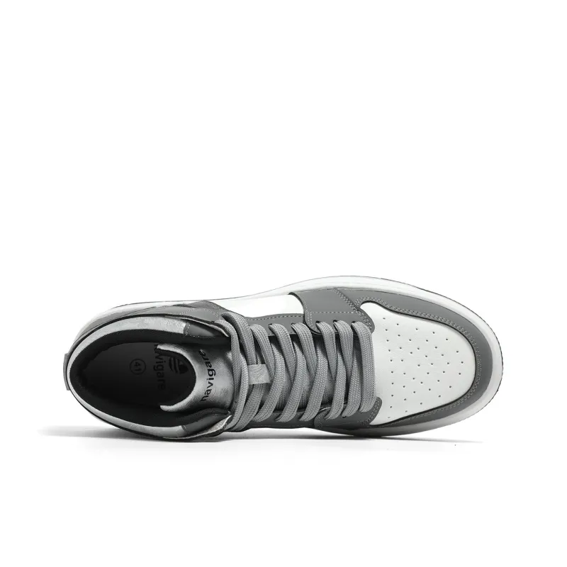 NAVIGARE Cushioning Anti-Slip And Wear-Resistant Balance Rebound Mid-Top Vintage Basketball Shoes Men's-16