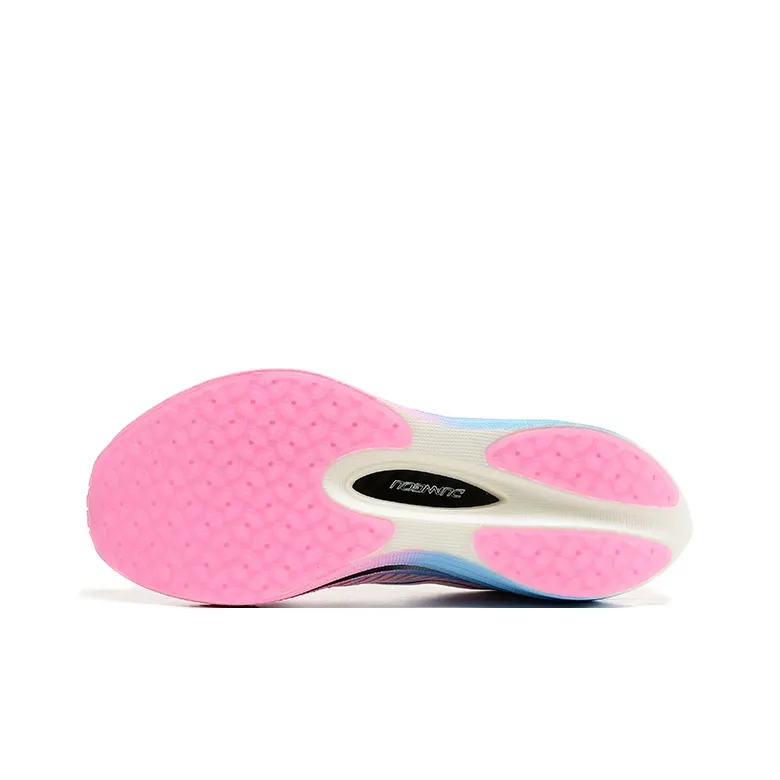 DUANGOU Cushioning Anti Slip And Wear Resistant Breathable Rebound Low Top Sports Running Shoes Unisex Pink Blue-7
