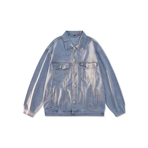 FOREVER 21 Denim Jackets Unisex Vintage Blue