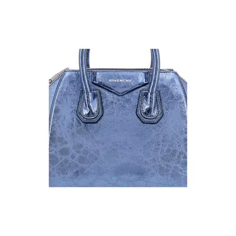 GIVENCHY Antigona Leather Tote Bag Shopping Bag Shoulder Bag Crossbody Bag Handbag Mini Women's Blue-3