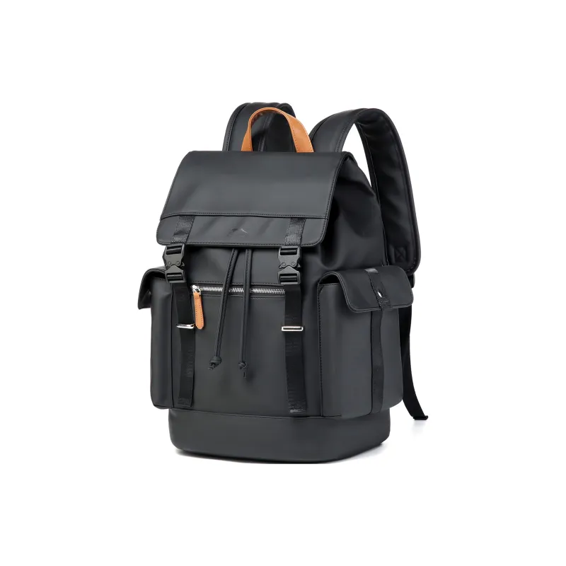 Slazenger PU Backpack Regular Unisex Black-1