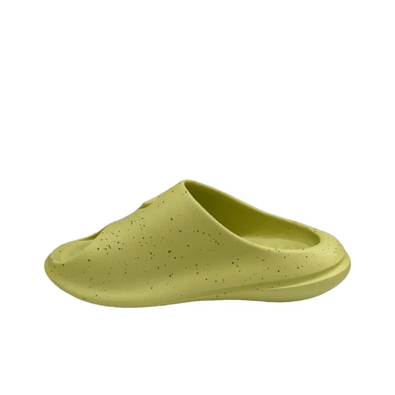 PEAK Very Small Fat Drag Slide Slippers Men Green Polka Dot-1