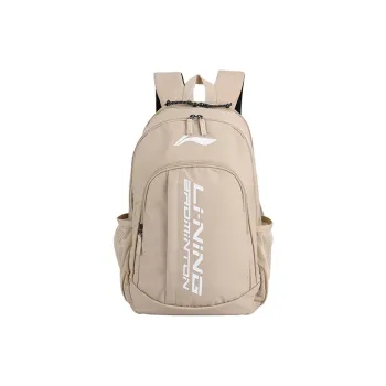 LiNing Polyester Backpack Unisex Khaki