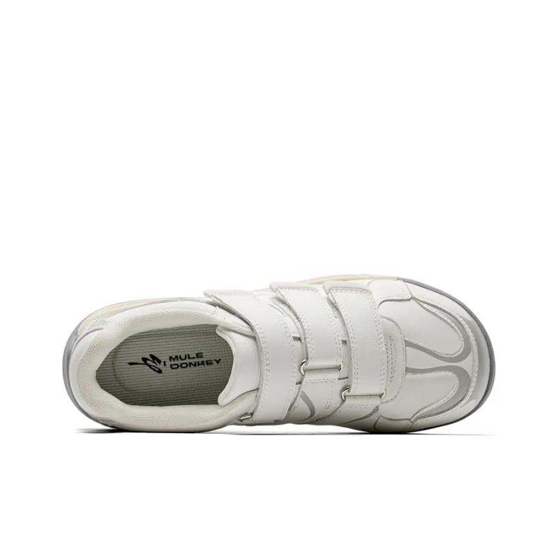 Mule Donkey Non slip Support Low Top Skateboard Shoes Unisex White Box Included-5