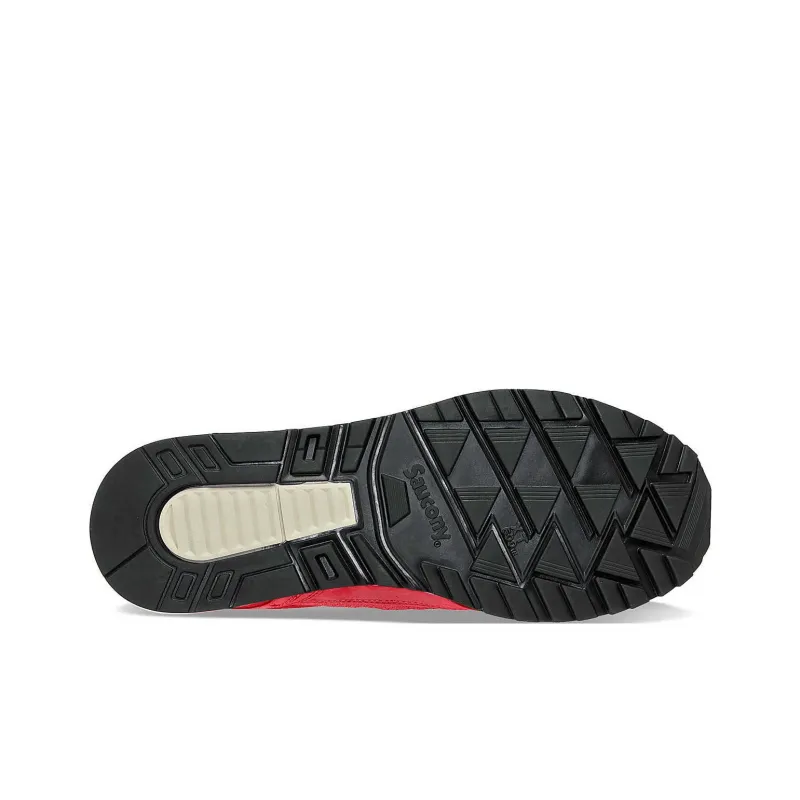 Saucony Shadow 6000 Slip Resistant Low Top Casual Running Shoes Unisex Red-4